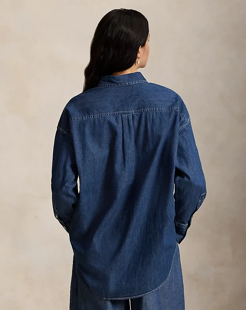 Denim Tuxedo Shirt