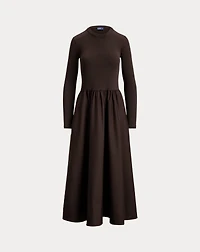 Cotton Long-Sleeve Dress