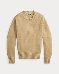 Logo Cotton Crewneck Sweater