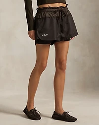 Layered Drawstring Short