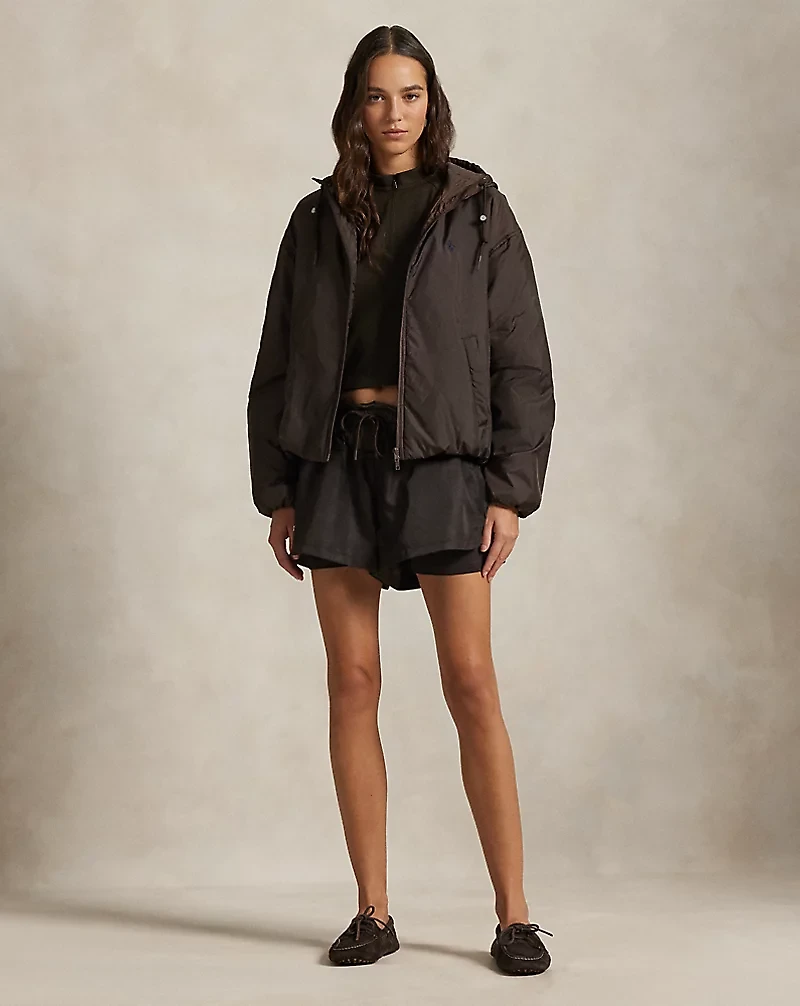 Layered Drawstring Short