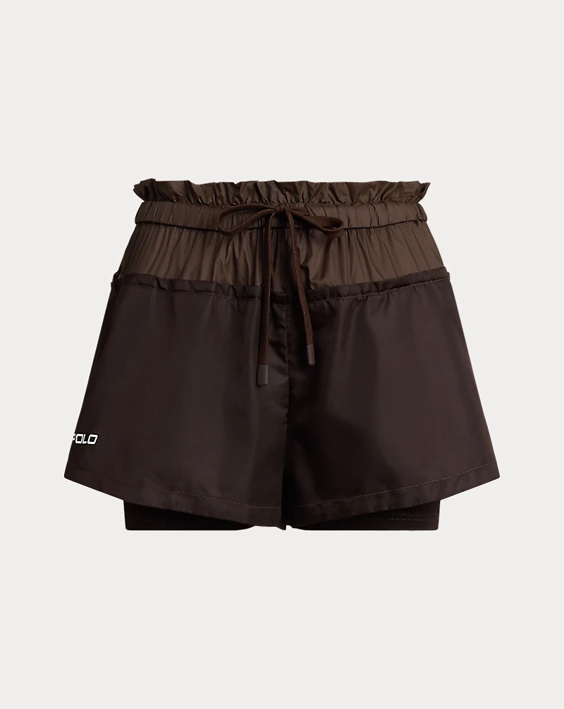 Layered Drawstring Short