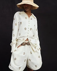 Beaded Paisley Short