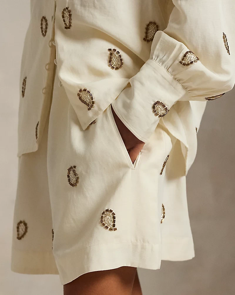 Beaded Paisley Short