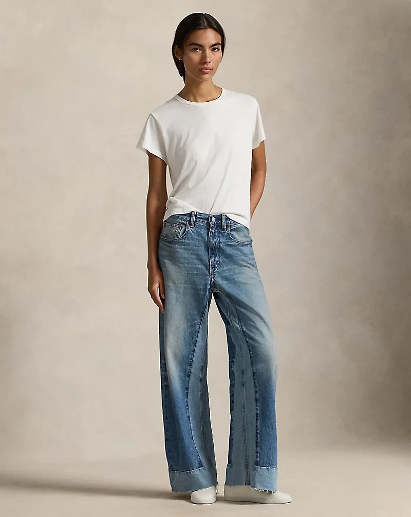 Wide-Leg Crop Jean