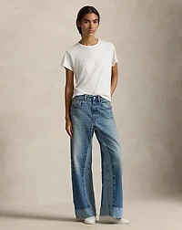 Wide-Leg Crop Jean