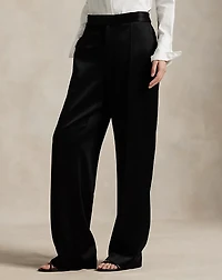 Satin Relaxed Straight Pant