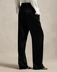 Satin Relaxed Straight Pant