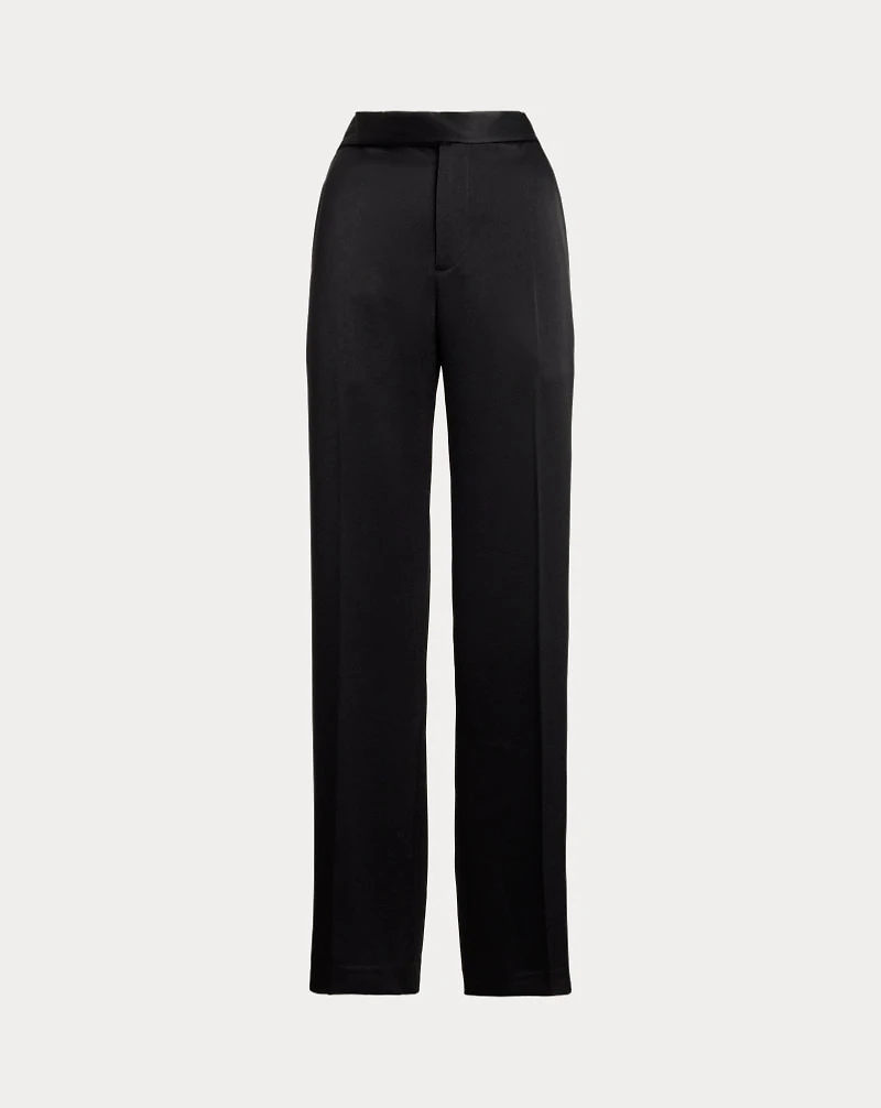 Satin Relaxed Straight Pant
