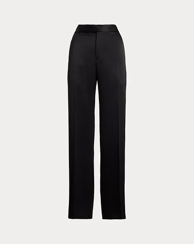 Satin Relaxed Straight Pant