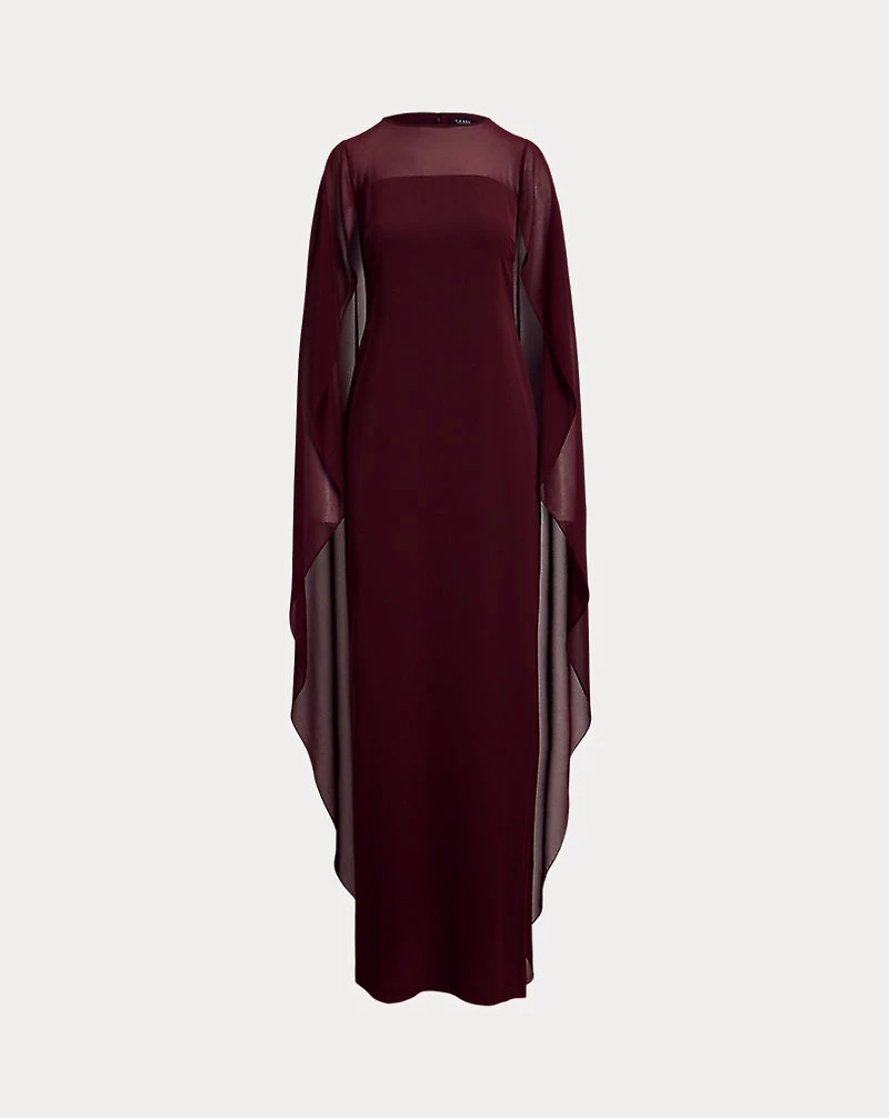 Cape Georgette Gown
