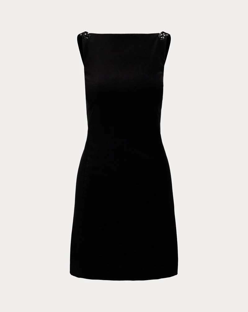 Beaded-Trim Velvet Cocktail Dress