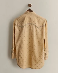 c. 1990 Floral Western Shirt - Size 8