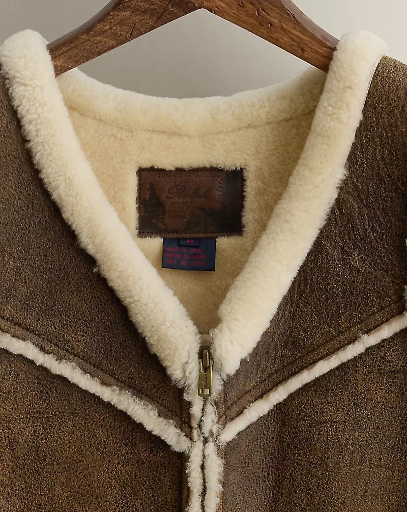 1989 Shearling Vest - Size M
