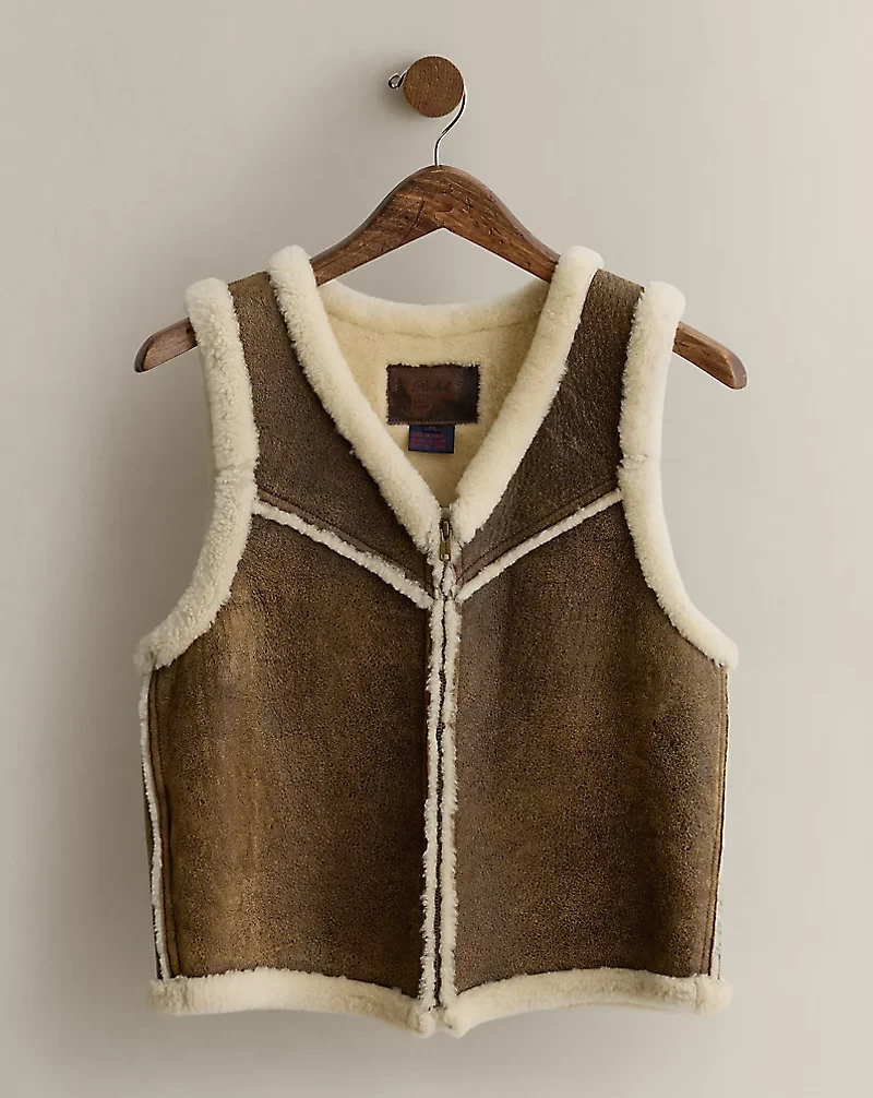 1989 Shearling Vest - Size M