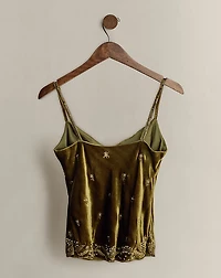 2005 Velvet Beaded Camisole - Size 4