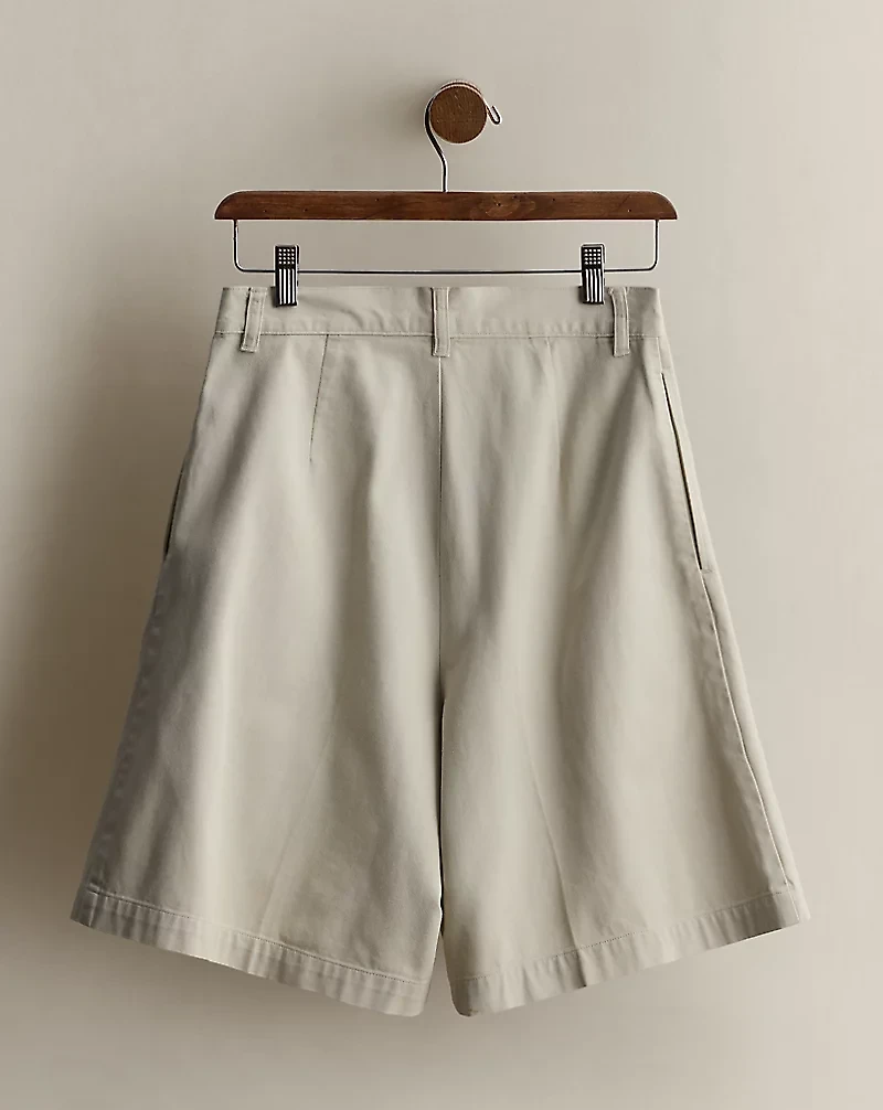 c. 1995 Pleated Cotton Short - Size 10