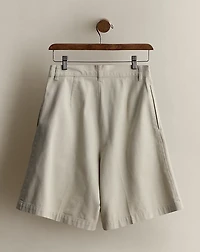 c. 1995 Pleated Cotton Short - Size 10