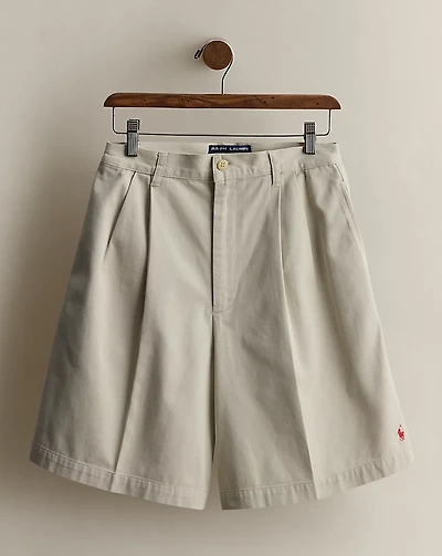 c. 1995 Pleated Cotton Short - Size 10