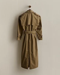 c. 1995 Cotton Trench Coat - Size 8