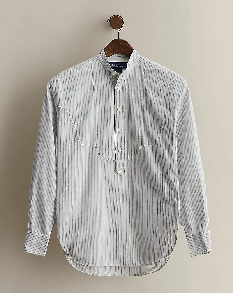 c. 1985 Striped Cotton Shirt - Size 4