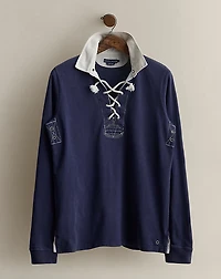 c. 2008 Lace-Up Rugby Shirt - Size L
