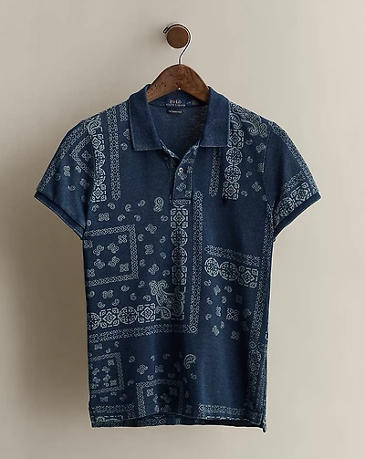 c. 2008 Bandanna Polo Shirt - Size L