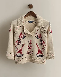 c. 2008 Nautical-Motif Sweater - Size XS