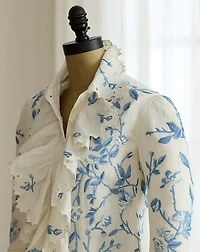 2006 Embroidered Linen Jacket - Size 4