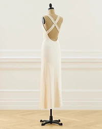 2006 Laura Beaded Silk Dress - Size 4