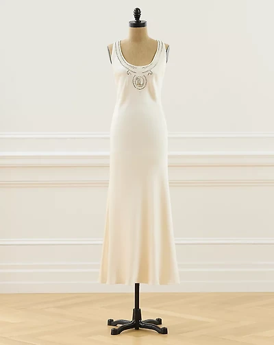 2006 Laura Beaded Silk Dress - Size 4
