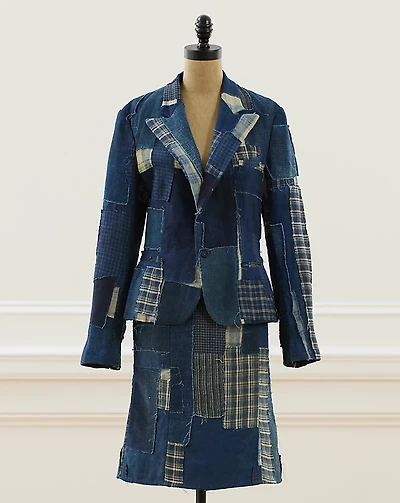 2006 Patchwork Indigo Jacket - Size 8