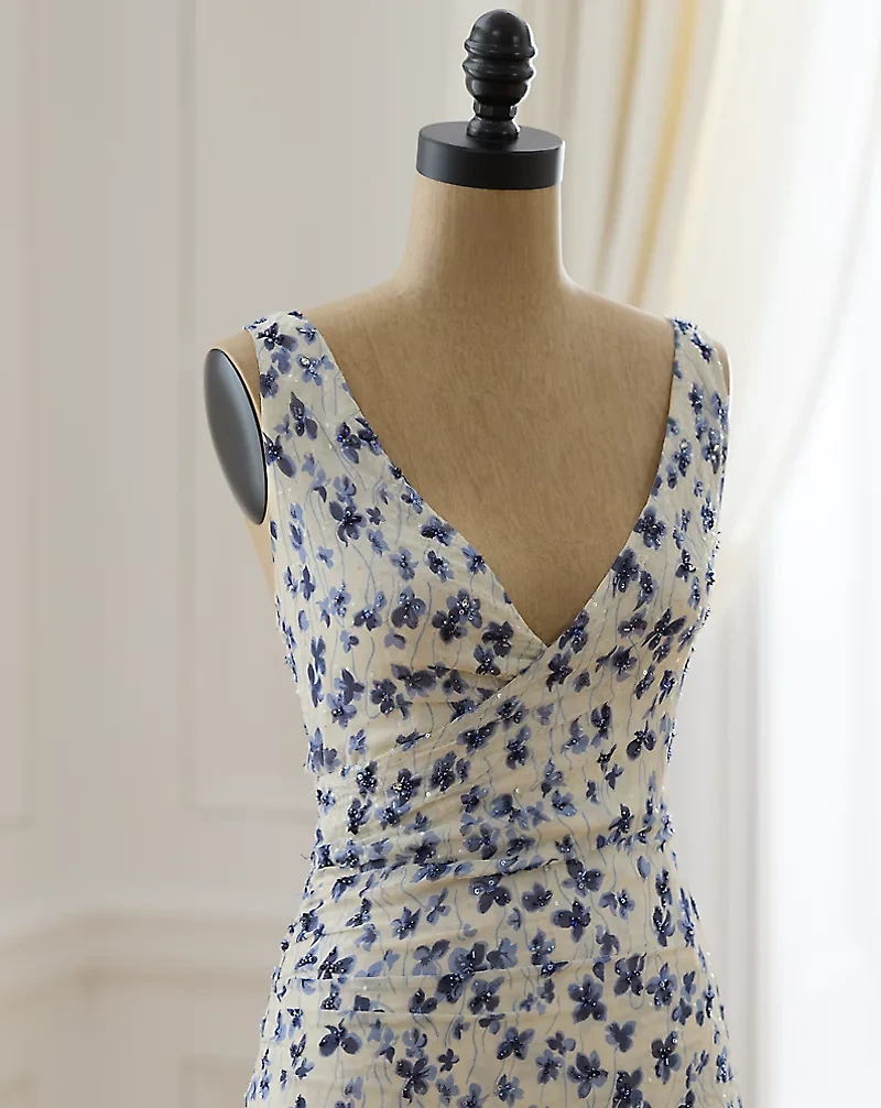 2016 Jodie Floral Evening Dress - Size 0