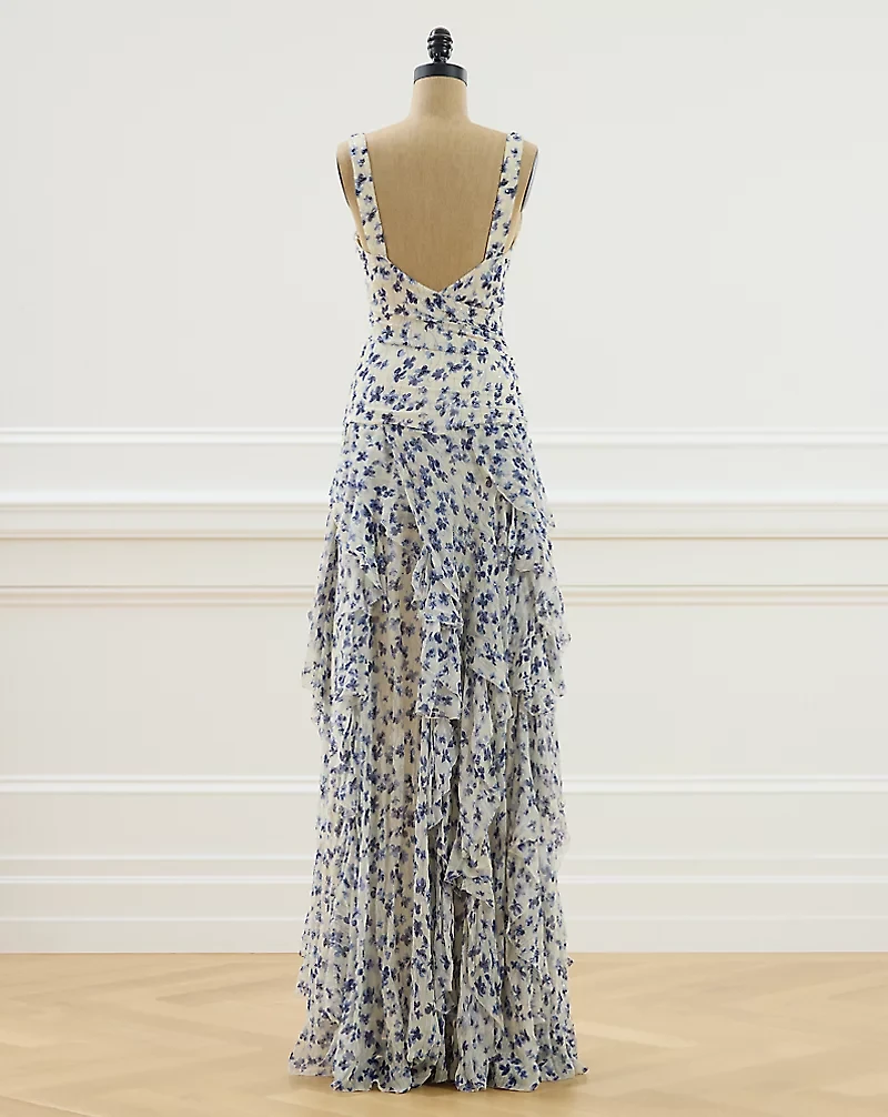 2016 Jodie Floral Evening Dress - Size 0