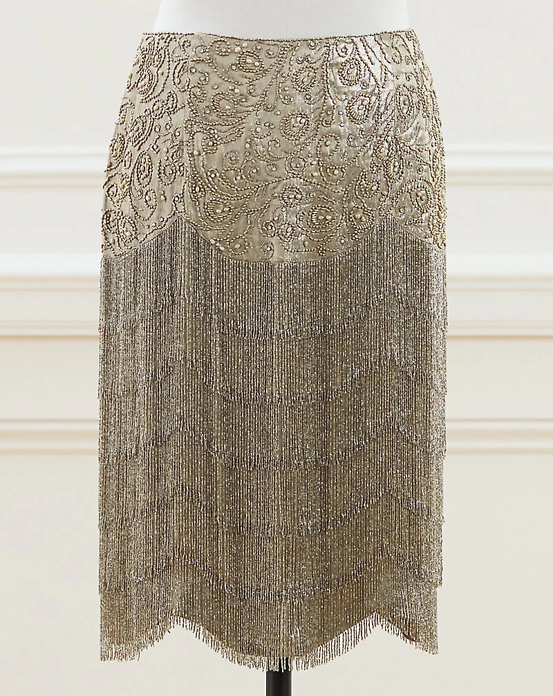 2011 Theresa Beaded Skirt - Size 8