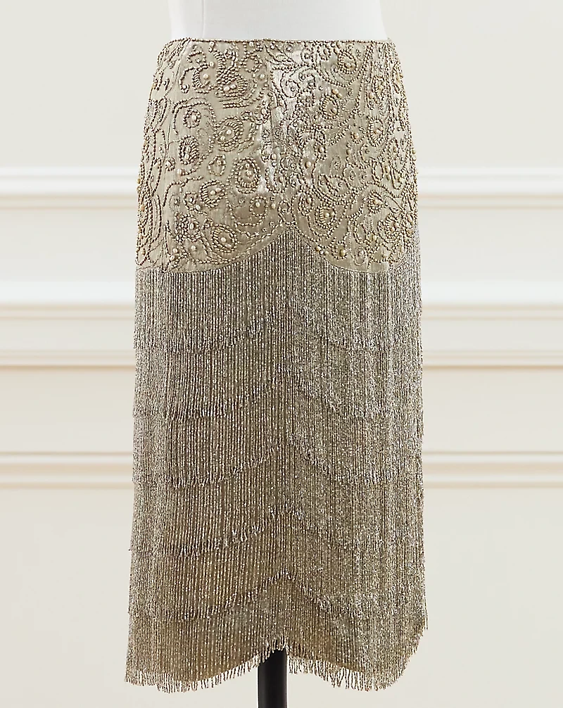 2011 Theresa Beaded Skirt - Size 8