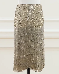 2011 Theresa Beaded Skirt - Size 8