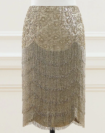 2011 Theresa Beaded Skirt - Size 8