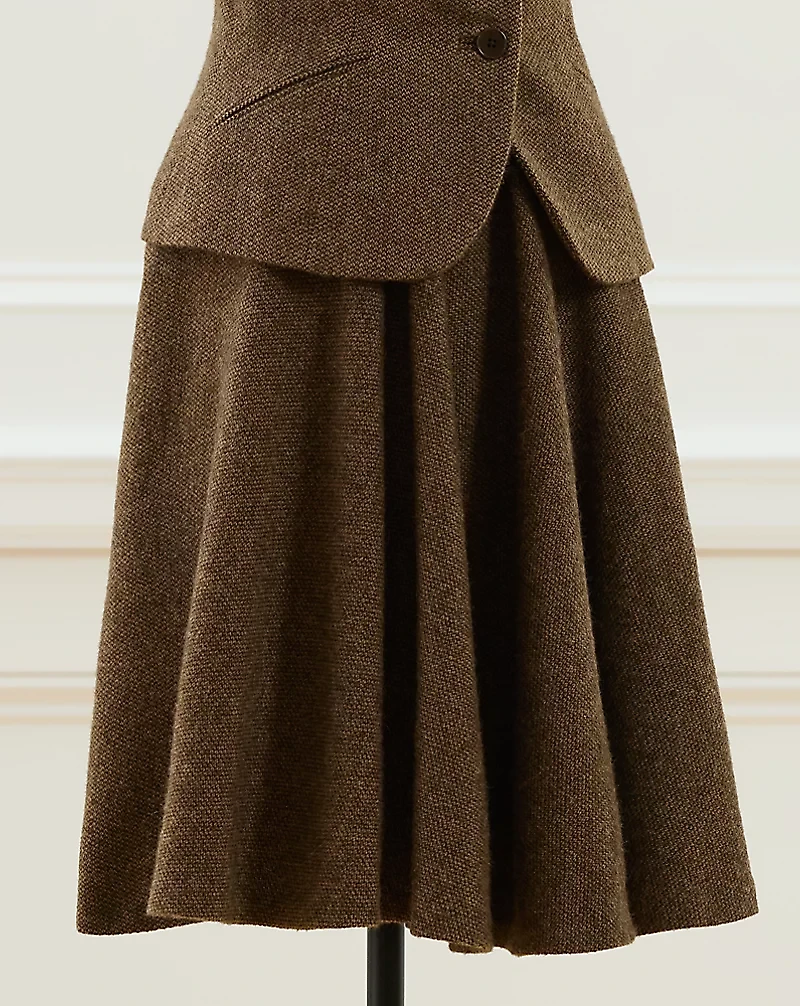 2004 Bellina Tweed Skirt - Size 10