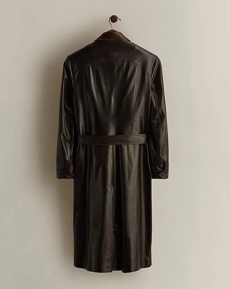 c. 2005 Lambskin Trench Coat - Size 10