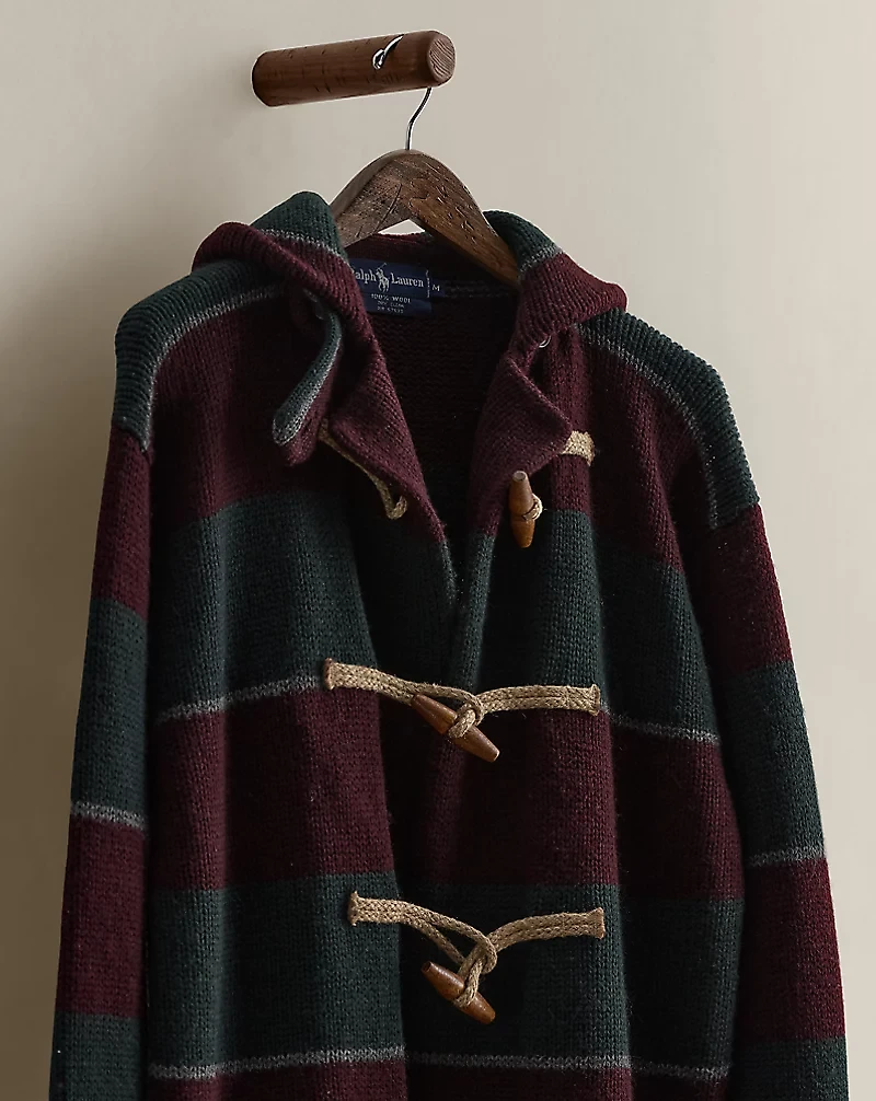 c. 1990s Striped Wool Cardigan - Size M