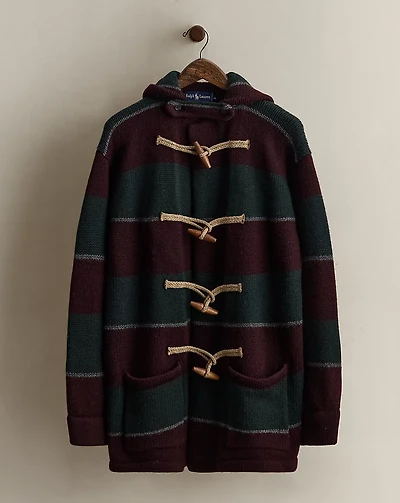 c. 1990s Striped Wool Cardigan - Size M