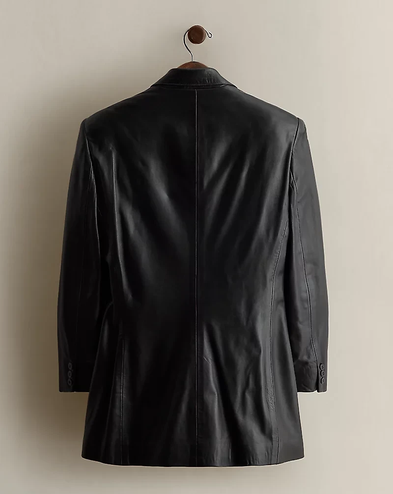 1992 Leather Blazer - Size 8