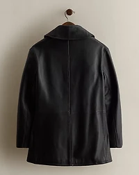 c. 1995 Leather Coat - Size L