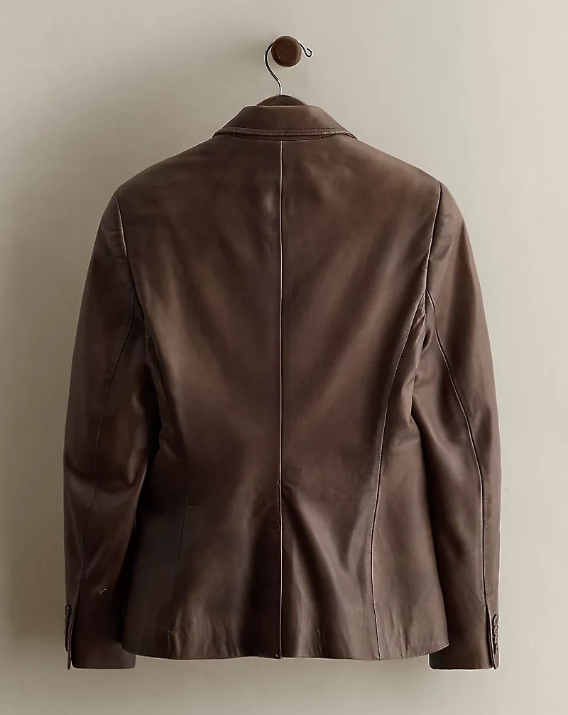 c. 2008 Leather Blazer - Size 8
