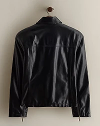c. 1994 Leather Moto Jacket - Size L