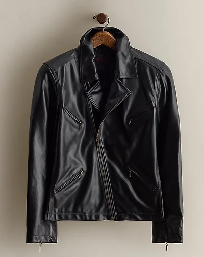 c. 1994 Leather Moto Jacket - Size L