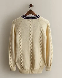 c. 1980s Wool Cricket Sweater - Size S
