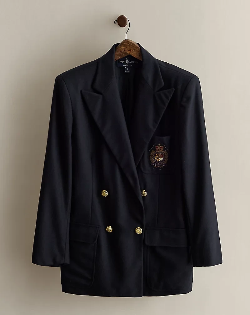 c. 1980s Wool Blazer - Size 8