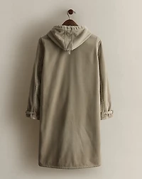 c. 2000 Cotton Hooded Coat - Size S
